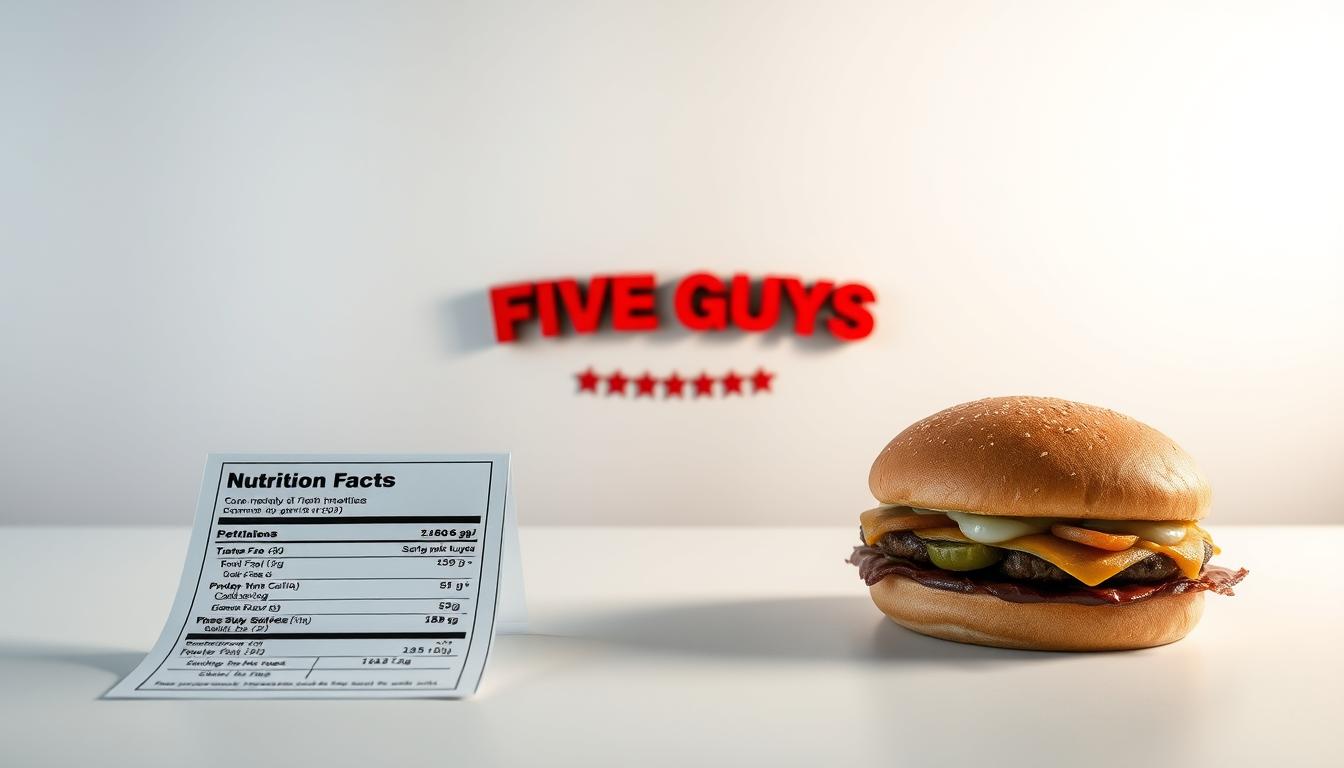 Five Guys Menu Nutrition