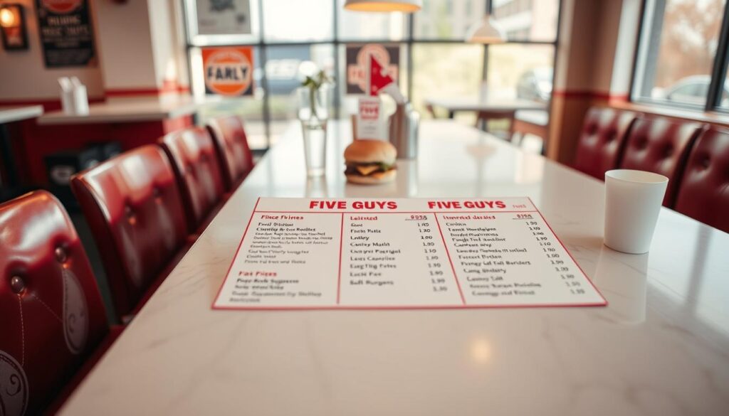 Five Guys Pricing Structure Five Guys Pricing Structure