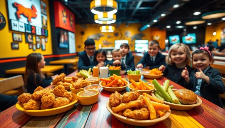 buffalo wild wings kids menu