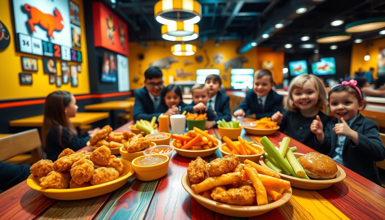buffalo wild wings kids menu