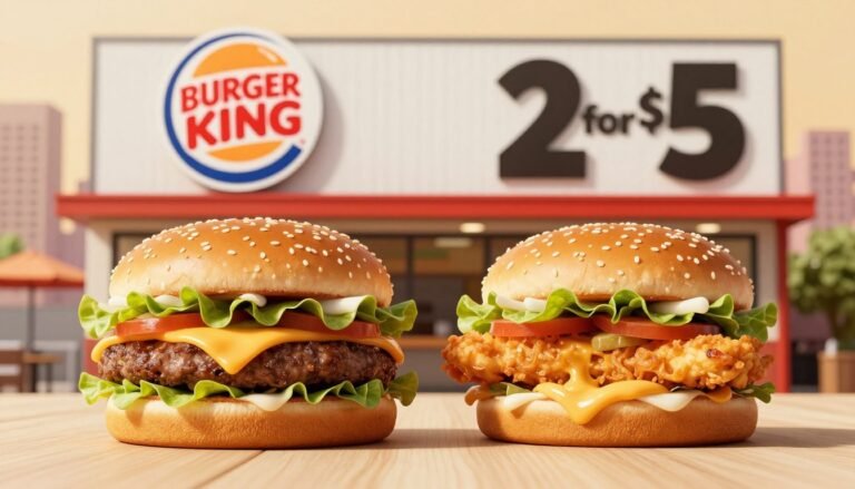 Burger King Menu Prices 2 For $5