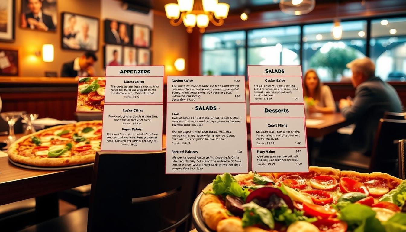 papa gino's restaurant menu