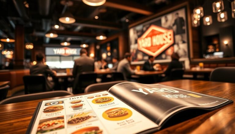 the yard house restaurant menu