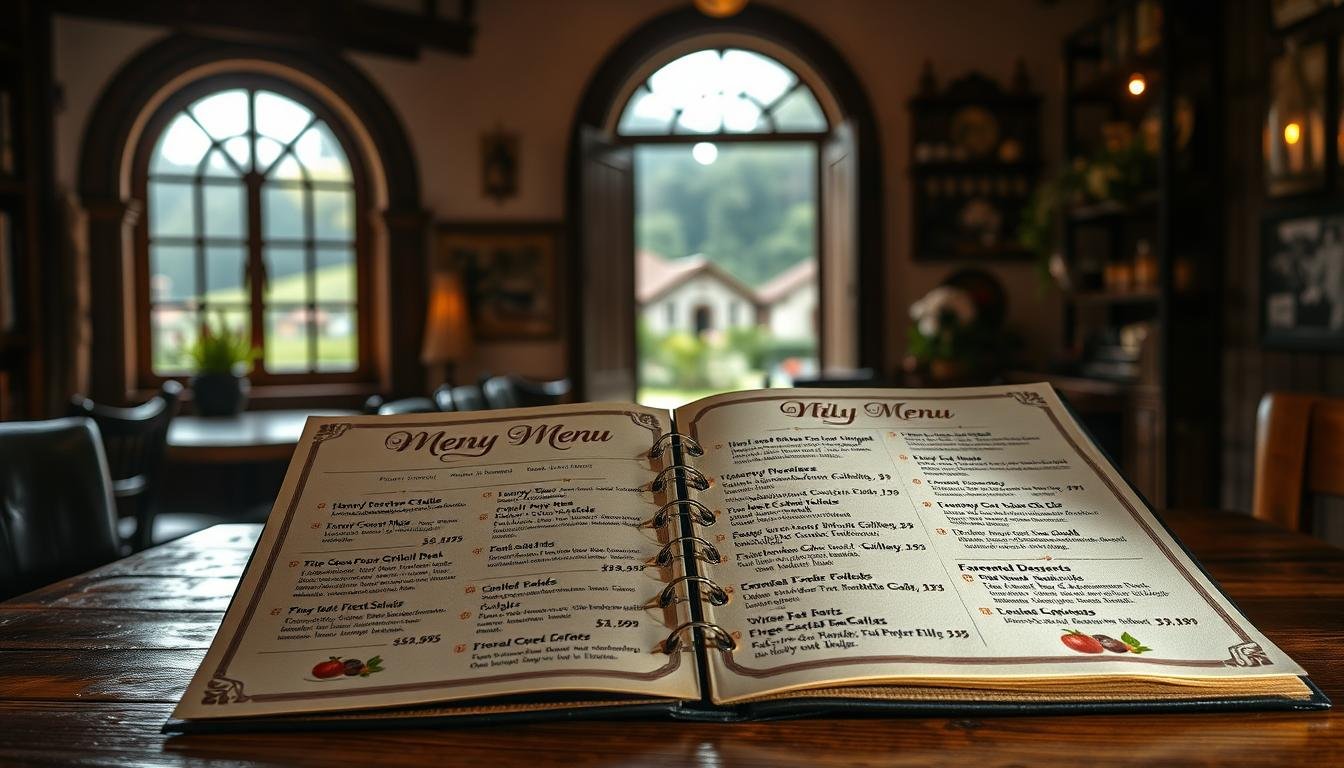 village inn menu