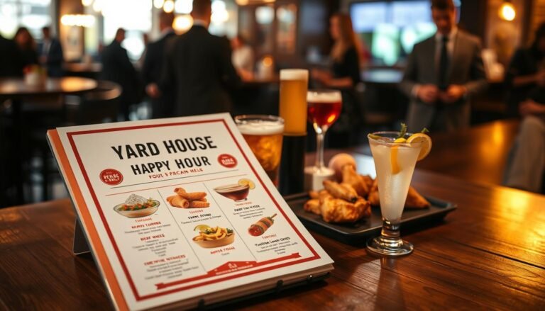 yard house happy hour menu